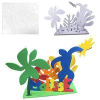Lot de 5 sculptures carton - rêverie végétale - Image principale