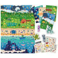 Atelier 12 enfants gommettes format géant animaux - Image principale