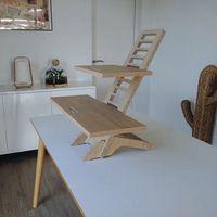 Station de travail assis/debout Harry Chêne stone - Makiba - Image 5