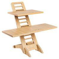 Station de travail assis/debout Harry Chêne stone - Makiba - Image principale