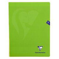 Mimesys cahier piqué polypro 24x32cm 96p séyès Vert - Lot de 10 - Image principale