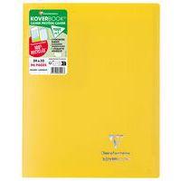 Koverbook piqué polypro opaque Jaune 24x32cm 96p séyès - Lot de 10 - Image principale
