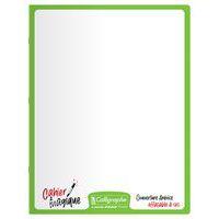 Calligraphe Cahier Magique couverture ardoise 17x22cm 48p séyès 90g - Lot de 10 - Image principale