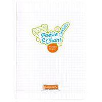 Calligraphe Poésie & chant Cahier piqué incolore A4 96p R séyèsV uni 90g - Lot de 10 - Image principale