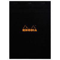 Bloc agrafé Rhodia BLACK N 18 21x29,7cm 80f Q.5x5 80g - Lot de 5 - Image principale