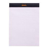 Bloc agrafé Rhodia BLACK N 16 14,8x21cm 80f Q.5x5 80g - Lot de 10 - Image 3