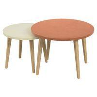 Tables basses gigognes Upcy décor plateau uni Tizu - Image 2