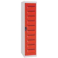 Armoire courrier 10 cases sur socle -  largeur 400 mm - Manutan Expert - Image 2