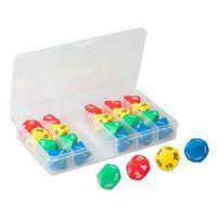 Lot de 24 dés mathématiques - Image principale