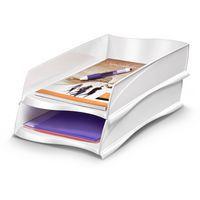 Lot de 10 corbeilles à courrier ISIS XTRA STRONG Blanc - Image 2