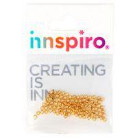 Perles à écraser - diam. 2,5mm x100 - dorées - Image principale