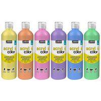 Set 6x500 ml acryl'color pastel - Image principale