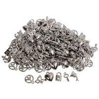 Sachet 200 perles breloque argent env. 15mm - Image principale