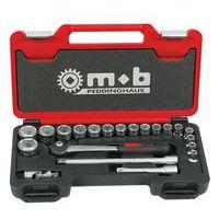 Coffret box 1/2'' 21 pièces, 6 pans, cliquet rond - Ref. : 9435021201 - Image principale