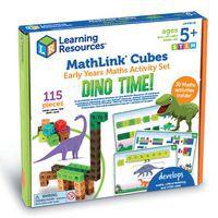 Lot 100 cubes MathLink dinosaures + 15 cartes - Image principale