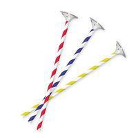 Tiges à Ballon carton 40cm + coupelle plastique (lot de 10) - Image principale