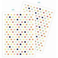 Gommettes étoiles métallisées & pastel x3240 unités - Image principale