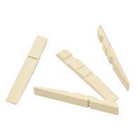 Sac de 500 éléments de pinces à linge en bois 72 mm - Image 2