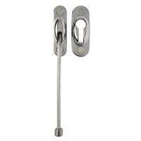 Entrebâilleur de porte à câble chromé - Image principale