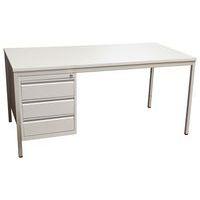 Bureau base Line 1 caison 3 tiroirs 160x80 cm - Image principale