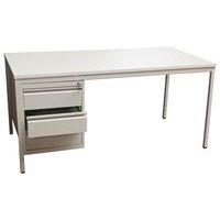 Bureau base Line 1 caison 3 tiroirs 160x80 cm - Image 4