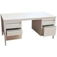 Bureau base Line 2 caisons 5 tiroirs 160x80 cm - Image 3