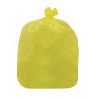 200 Sacs poubelle PEHD 168 L Jaune - Image principale
