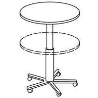 Table mobile réglable en hauteur - Hammerbacher - Image 3