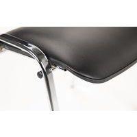 Chaise Classic structure chrome vinyle noir - Image 5