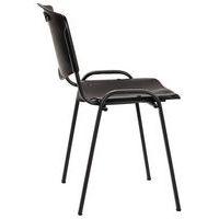 Chaise coques plastique noires struct noire Ek wo - Image 5
