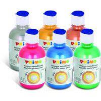 Assortiment de 6 flacons 300 ml gouache métallisée Primo - Image principale