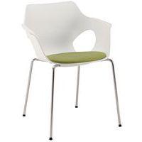 Chaise design arrondie - assise large - Linea Fabbrica - Image 2