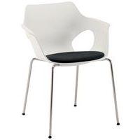 Chaise design arrondie - assise large - Linea Fabbrica - Image 4