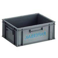 Bac à papier tri sélectif - 18 L Polyéthylène Gris - Image principale