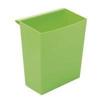 Bac pour poubelle à papier en cône 21L et 27L, Coloris : Vert - Image principale