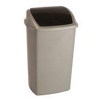Poubelle en plastique avec couvercle basculant - 15 à 50 L - Vepabins - Image 2