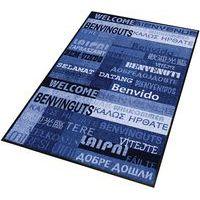 Tapis d'entrée décoratif NewWelcome Bleu 900x1500x6mm - Image principale