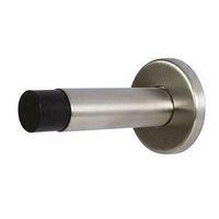 Butoir de porte projection - Longeur 85 mm, Finition : Acier satiné - Image principale