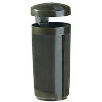 Poubelle extérieure Prima Linea 50 L Brun sienne - Image principale