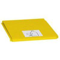 Couvercle plastique jaune pour station de tri 40L - Image principale