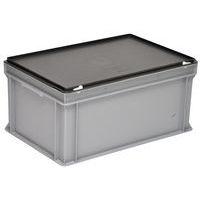 Bacs à couvercle RAKO gris - 600x400mm - 14 à 53 L - Image 2