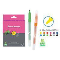 Pochette 12 feutres dessin pointe large Pichon - Image 4