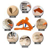 Atelier scolaire 180 bâtons de colle universelle transparente Ø 7 mm x 10 cm + 1 pistolet a colle 1661 + 2 pin - Image 3