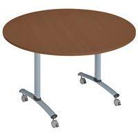 Table ronde plateau mélaminé pivotant Axe - Manutan Expert - Image 2