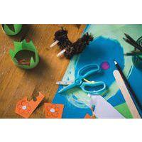 Ciseaux entraînement bouts ronds 13 cm ambidextre bleu - Image 5