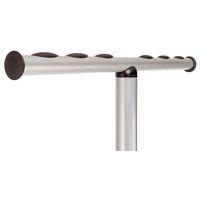 Portemanteau Wavy + 6 cintres Noir Gris métal - Image 3