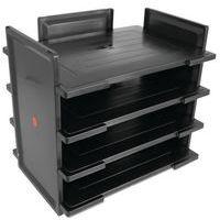 Corbeille à courrier TWIN FLEX  Noir - Image principale