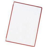 Lot de 5 Pochettes à pivot Tarifold - Housse double - A4 - Rouge - Image principale