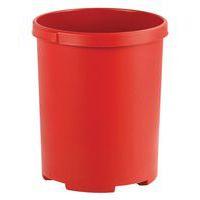 Corbeille à papier ronde - 50 L, Coloris : Rouge - Image principale