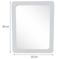 Miroir pour sanitaire incassable avec cadre PVC - Manutan Expert - Image 4